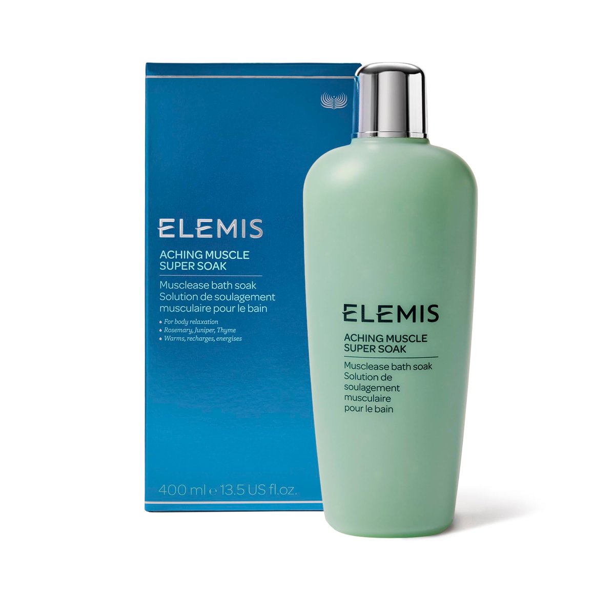 ELEMIS Aching Muscle Super Soak 400ml | Natural Bath Milk Soak for Muscle Aches & Tension Relief Avelisse