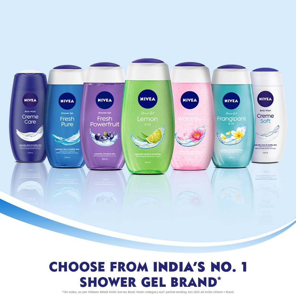 NIVEA Frangipani & Oil Shower Gel 250 ml – Nourishing Body Wash for Soft, Fragrant Skin - görsel 11
