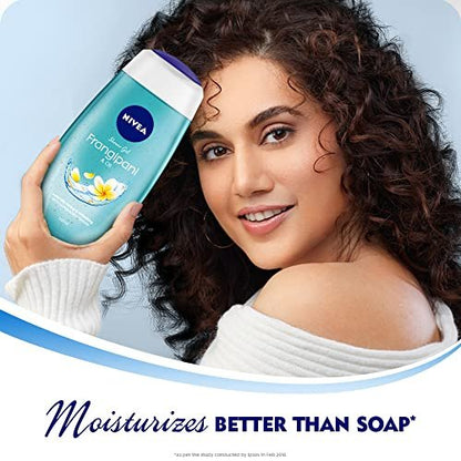 NIVEA Frangipani & Oil Shower Gel 250 ml – Nourishing Body Wash for Soft, Fragrant Skin