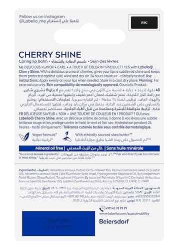 Labello Cherry & Fruity Lip Balm – Moisturizing Lip Care with Delicious Cherry Flavor - görsel 13