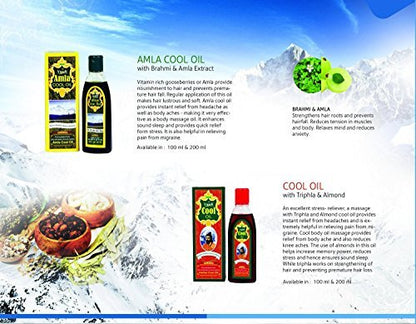 Vaadi Herbals Amla and Brahmi Blend Hair Oil – Therapeutic Grade for Hair Growth and Cooling, 6.76 oz
