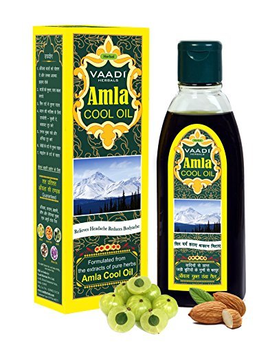 Vaadi Herbals Amla and Brahmi Blend Hair Oil – Therapeutic Grade for Hair Growth and Cooling, 6.76 oz - görsel 2