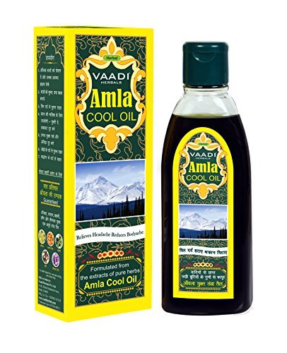 Vaadi Herbals Amla and Brahmi Blend Hair Oil – Therapeutic Grade for Hair Growth and Cooling, 6.76 oz - görsel 4