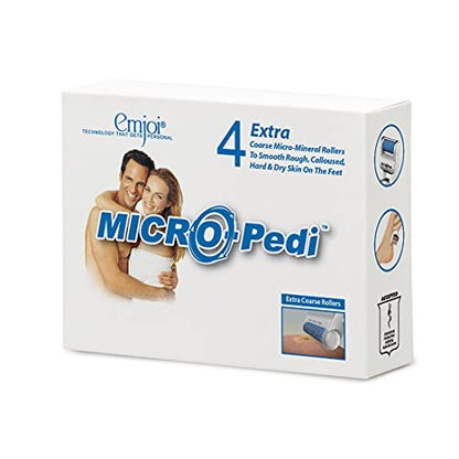 Emjoi Micro-Pedi Refill Rollers (Extra Coarse) – 2 Count | Genuine Emjoi Replacement Heads Avelisse