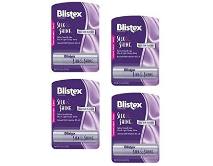 Blistex Silk & Shine Lip Moisturizer - 0.13 oz (Pack of 4) - Clear Avelisse
