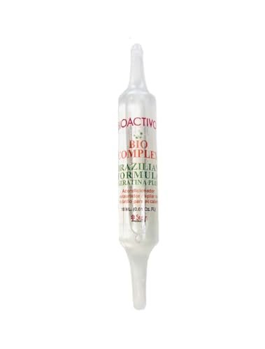 Bio Complex Vial Star Brazilian Formula Keratina Plus Oil Treatment - 0.61 fl. oz. (18ml) - Intensive Deep Conditioner for All Hair Types - görsel 4