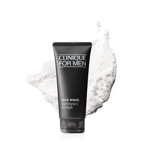 Clinique For Men Face Wash for Normal to Dry Skin – Mild Facial Cleanser with Aloe Vera + Sucrose, 6.7 Fl Oz Avelisse