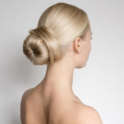Diane Jumbo Hair Donut for Updos and Sock Bun Hairstyles, 5.5 Inches, Black