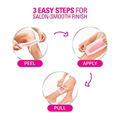 Veet Full Body Waxing Kit for Sensitive Skin – 20 Wax Strips