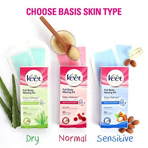 Veet Full Body Waxing Kit for Sensitive Skin – 20 Wax Strips - görsel 10