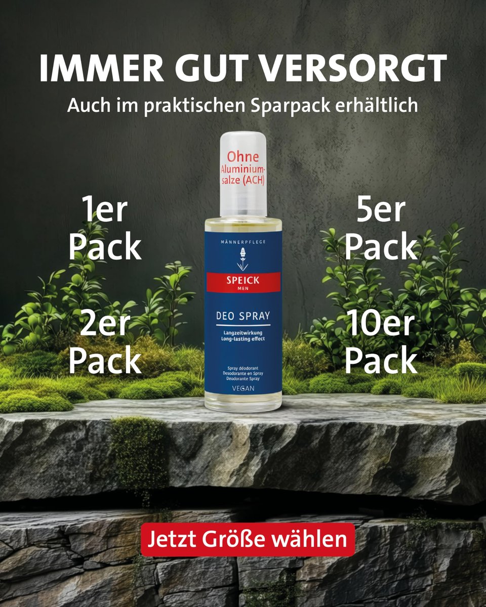 Speick Homme Deodorant Spray 75ml – Natural, Aluminum-Free Men's Deodorant - görsel 14