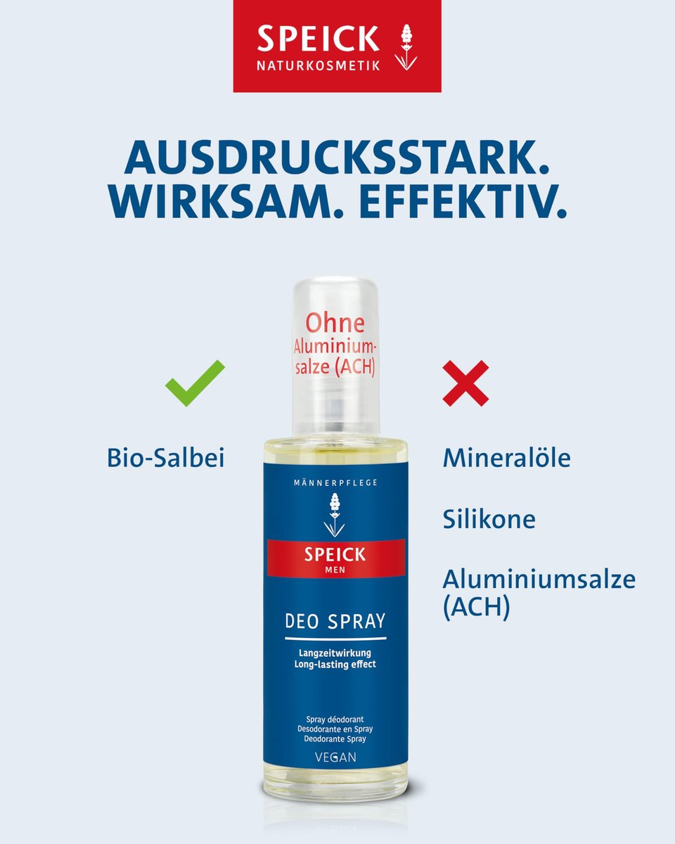 Speick Homme Deodorant Spray 75ml – Natural, Aluminum-Free Men's Deodorant - görsel 12