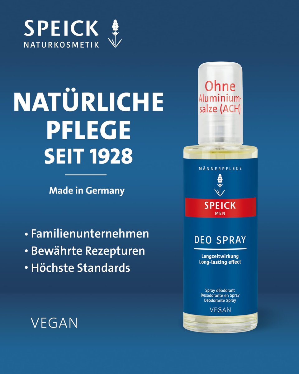 Speick Homme Deodorant Spray 75ml – Natural, Aluminum-Free Men's Deodorant - görsel 6