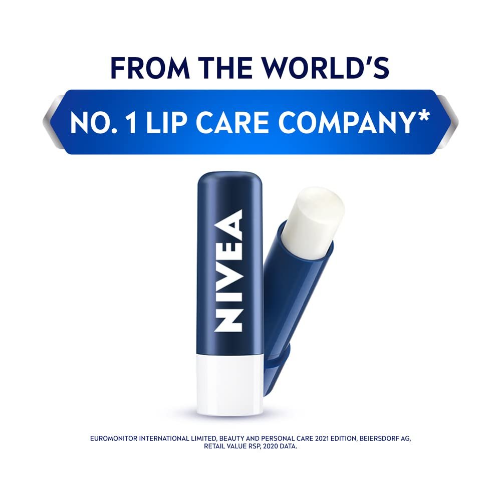 NIVEA Men Active Care SPF 15 Lip Balm - Moisturizing Sun Protection for Dry Lips, 0.16 oz - görsel 7