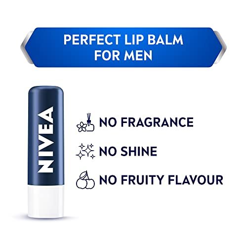 NIVEA Men Active Care SPF 15 Lip Balm - Moisturizing Sun Protection for Dry Lips, 0.16 oz - görsel 6