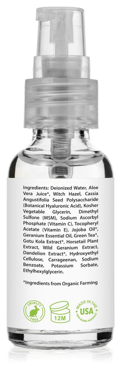 Hyaluronic Acid Serum with Vitamin C & E – Hydrating & Brightening Face Serum, 1 fl. oz. Avelisse