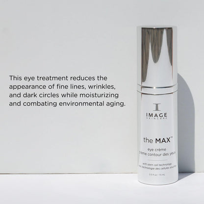 IMAGE Skincare the MAX Eye Crème – Under Eye Cream for Fine Lines, Puffiness & Brighter Eyes | 0.5 oz Avelisse