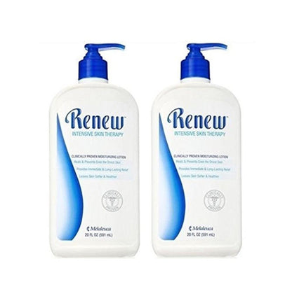 Melaleuca Renew Intensive Skin Therapy – 20 oz (Pack of 2) – Advanced Moisturizing Lotion for Dry, Sensitive Skin Avelisse