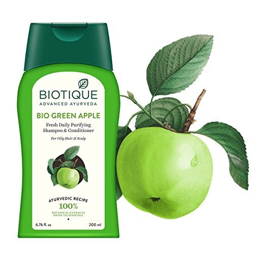 Biotique Bio Green Apple Fresh Daily Purifying Shampoo & Conditioner - 200 ml - görsel 6