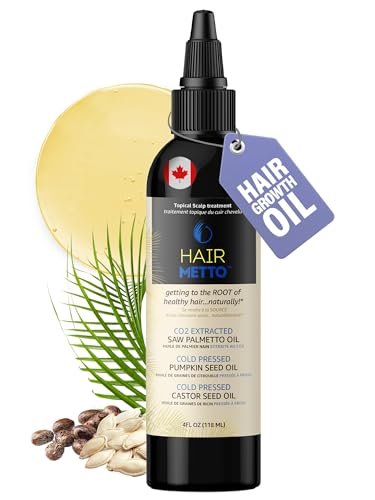 Pumpkin Seed Oil with Saw Palmetto Extract for Hair Growth – 10X Potency Targeted Scalp Treatment with Castor, Lavender Scent & Rosemary Oil for Stronger, Fuller Hair (4 oz) Avelisse