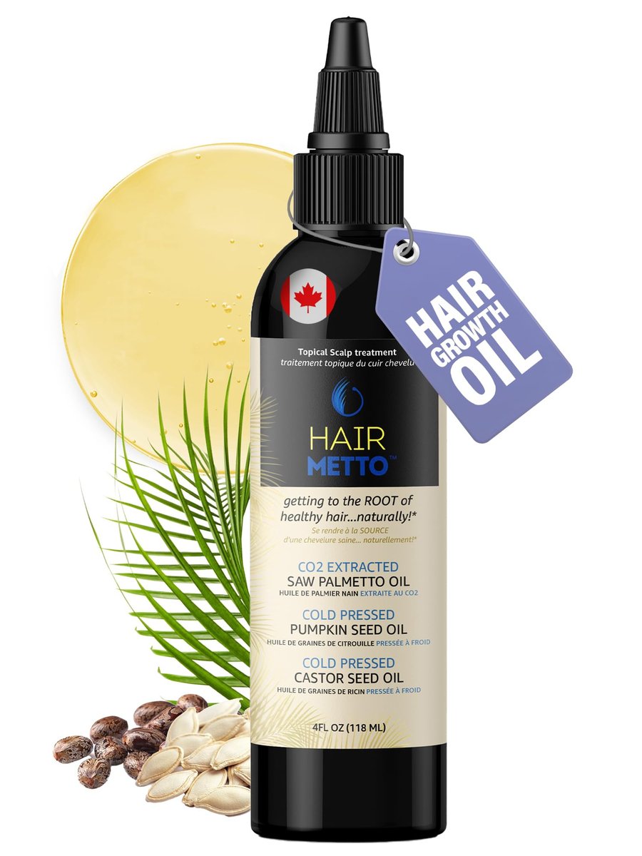 Pumpkin Seed Oil with Saw Palmetto Extract for Hair Growth – 10X Potency Targeted Scalp Treatment with Castor, Lavender Scent & Rosemary Oil for Stronger, Fuller Hair (4 oz) Avelisse