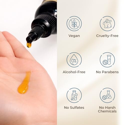 Pumpkin Seed Oil with Saw Palmetto Extract for Hair Growth – 10X Potency Targeted Scalp Treatment with Castor, Lavender Scent & Rosemary Oil for Stronger, Fuller Hair (4 oz) Avelisse