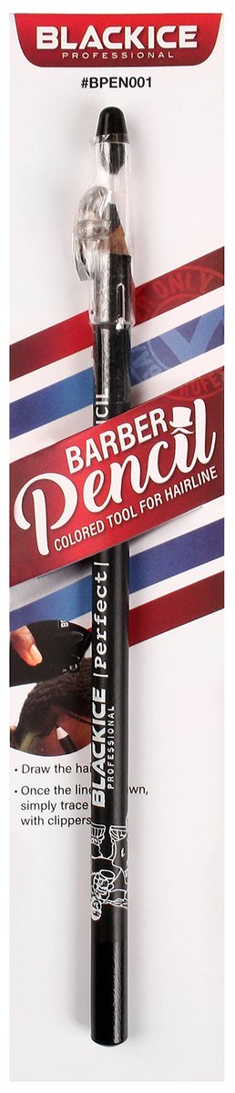 Black Ice Barber Pencil Hair Spray - Black, 1 Count - görsel 2