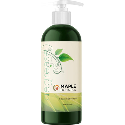 Oily Hair Shampoo for Greasy Hair - Clarifying Shampoo with Purifying Essential Oils - Deep Cleansing for Oily Scalp & Dry Scalp - Maple Holistics (16 Fl Oz) Avelisse