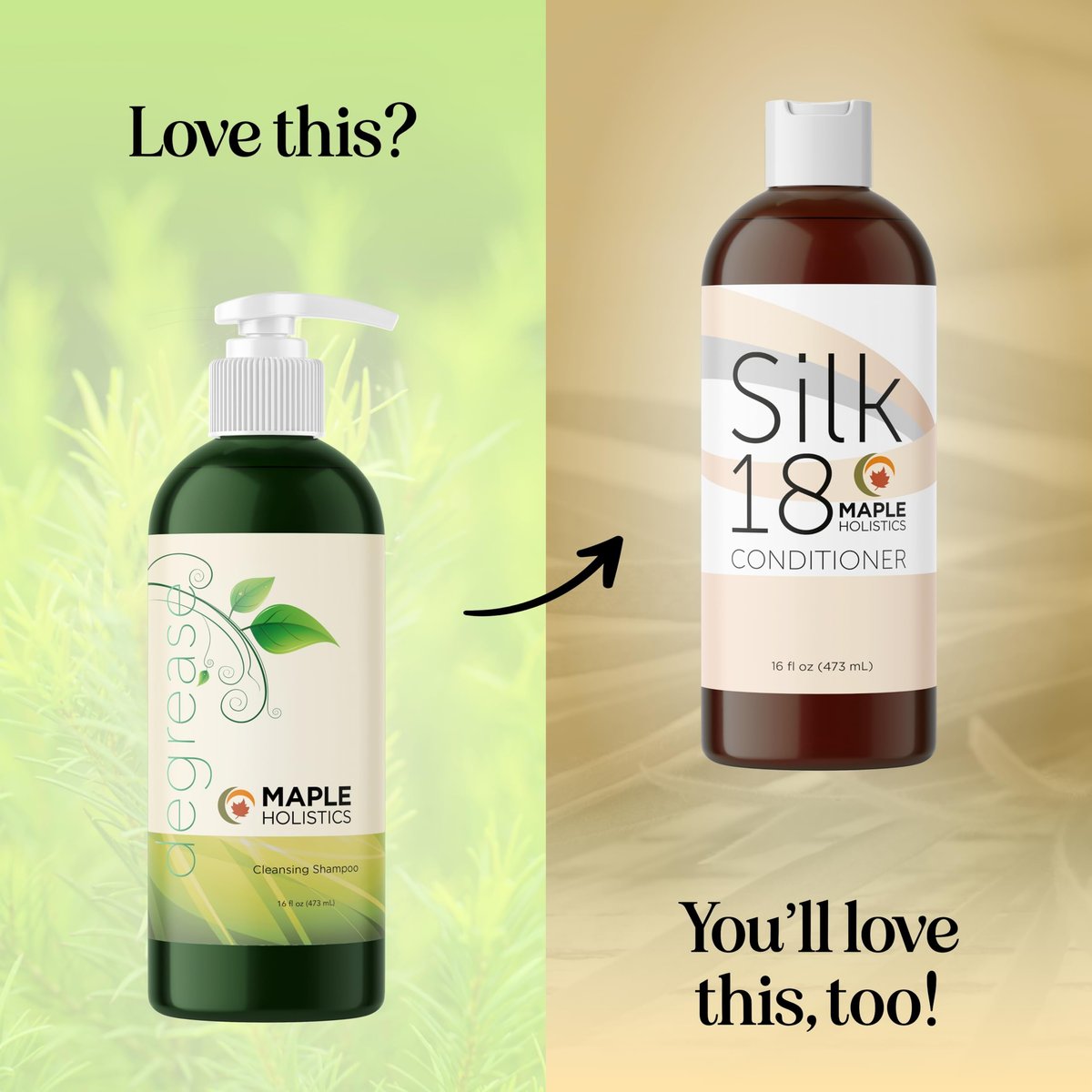 Oily Hair Shampoo for Greasy Hair - Clarifying Shampoo with Purifying Essential Oils - Deep Cleansing for Oily Scalp & Dry Scalp - Maple Holistics (16 Fl Oz) Avelisse
