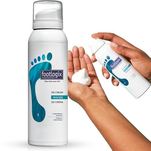 FOOTLOGIX DD Cream Mousse - Intensive Foot Moisturizer for Dry, Cracked Feet - 4.23 oz Avelisse