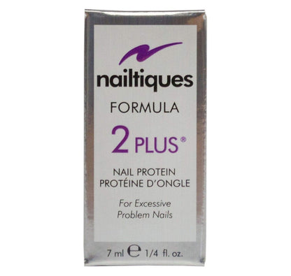 Nailtiques Protein for Nails - Formula 2, 0.25 oz | Nail Strengthener & Growth Formula