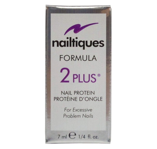 Nailtiques Protein for Nails - Formula 2, 0.25 oz | Nail Strengthener & Growth Formula