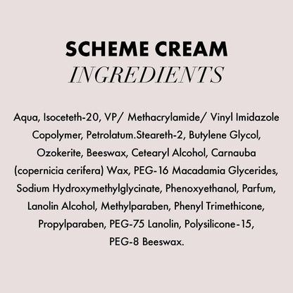 Hanz de Fuko Scheme Cream – Premium Men's Hair Styling Cream, Medium Hold, Natural Shine, 2 oz Travel Size Avelisse