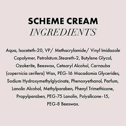 Hanz de Fuko Scheme Cream – Premium Men's Hair Styling Cream, Medium Hold, Natural Shine, 2 oz Travel Size Avelisse