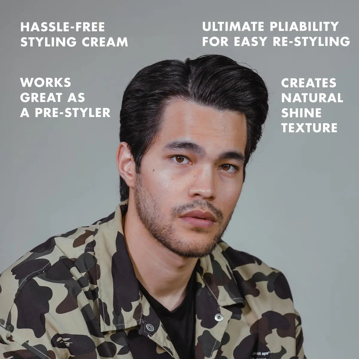 Hanz de Fuko Scheme Cream – Premium Men's Hair Styling Cream, Medium Hold, Natural Shine, 2 oz Travel Size Avelisse