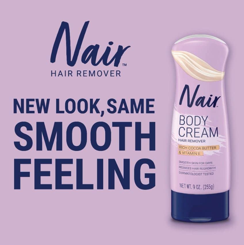 Nair Hair Remover Lotion with Cocoa Butter & Vitamin E, 9 oz (Pack of 6) - Gentle & Moisturizing Avelisse