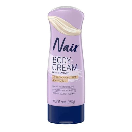 Nair Hair Remover Lotion with Cocoa Butter & Vitamin E, 9 oz (Pack of 6) - Gentle & Moisturizing Avelisse