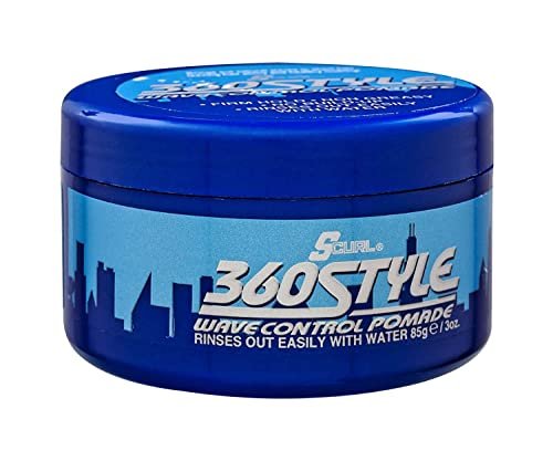 Luster's S-Curl 360 Wave Control Pomade - 3 oz (Pack of 6) - Define & Hold Waves Avelisse