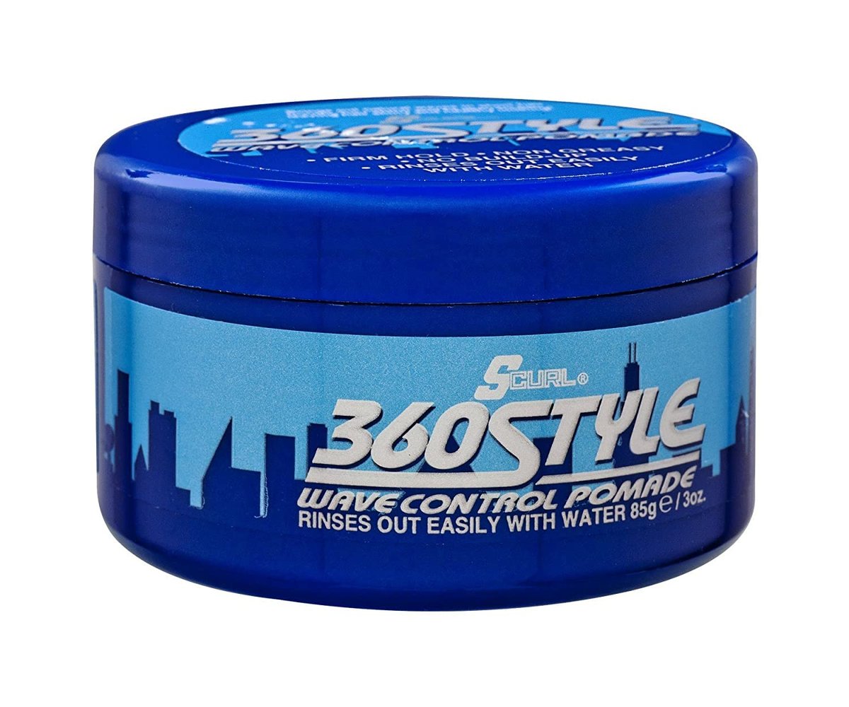 Luster's S-Curl 360 Wave Control Pomade - 3 oz (Pack of 6) - Define & Hold Waves Avelisse