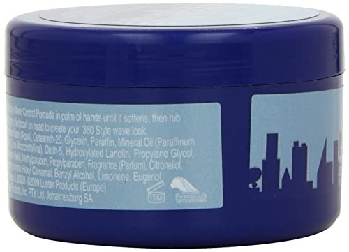 Luster's S-Curl 360 Wave Control Pomade - 3 oz (Pack of 6) - Define & Hold Waves Avelisse