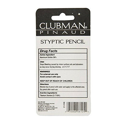 Clubman Jumbo Styptic Pencil - Fast Nosebleed & Nail Clipping Relief, 1 Oz - görsel 4