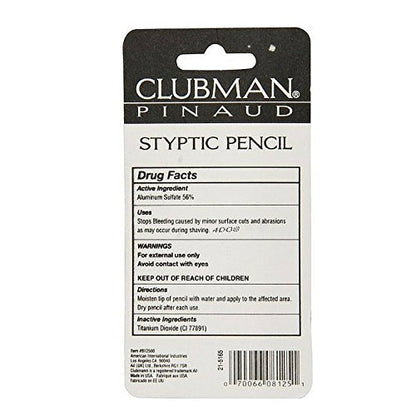 Clubman Jumbo Styptic Pencil - Fast Nosebleed & Nail Clipping Relief, 1 Oz