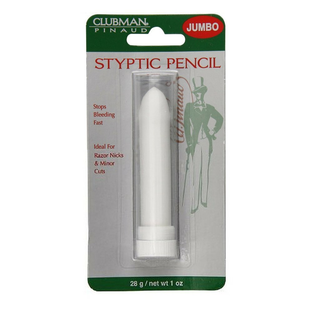 Clubman Jumbo Styptic Pencil - Fast Nosebleed & Nail Clipping Relief, 1 Oz - görsel 1