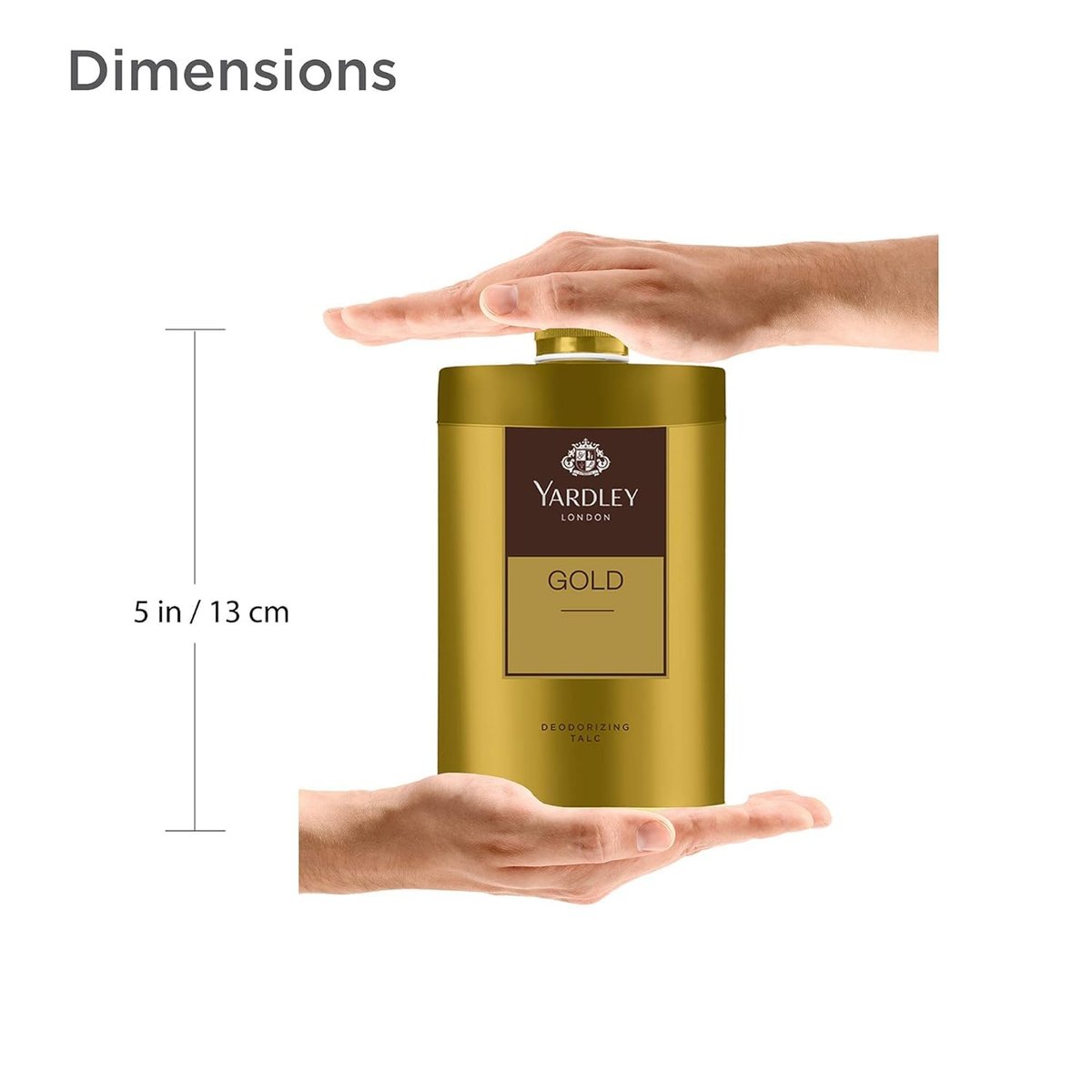 Yardley London Gold Deodorizing Talc Talcum Powder for Men, 3.5 oz - görsel 9