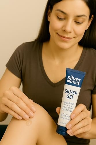 Silver Biotics First Aid Healing & Soothing Gel | Advanced SilverSol Technology | 20ppm | 4 Oz (Pack of 2) Avelisse