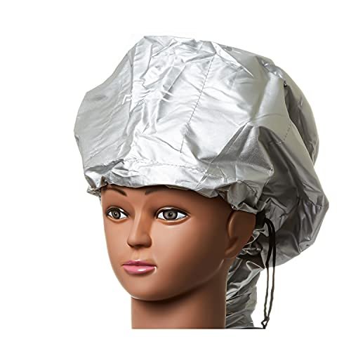 Red by Kiss Universal Soft Bonnet Hair Dryer Attachment - 30" Hose, Adjustable Hood, Airflow Vent Technology for Extensions, Roller Sets, Deep Conditioning, Includes 3 Shower Caps - görsel 8