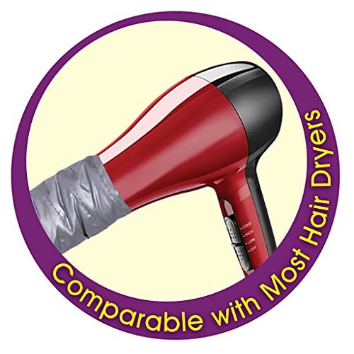 Red by Kiss Universal Soft Bonnet Hair Dryer Attachment - 30" Hose, Adjustable Hood, Airflow Vent Technology for Extensions, Roller Sets, Deep Conditioning, Includes 3 Shower Caps - görsel 10