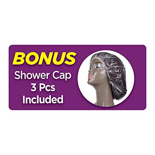Red by Kiss Universal Soft Bonnet Hair Dryer Attachment - 30" Hose, Adjustable Hood, Airflow Vent Technology for Extensions, Roller Sets, Deep Conditioning, Includes 3 Shower Caps - görsel 12