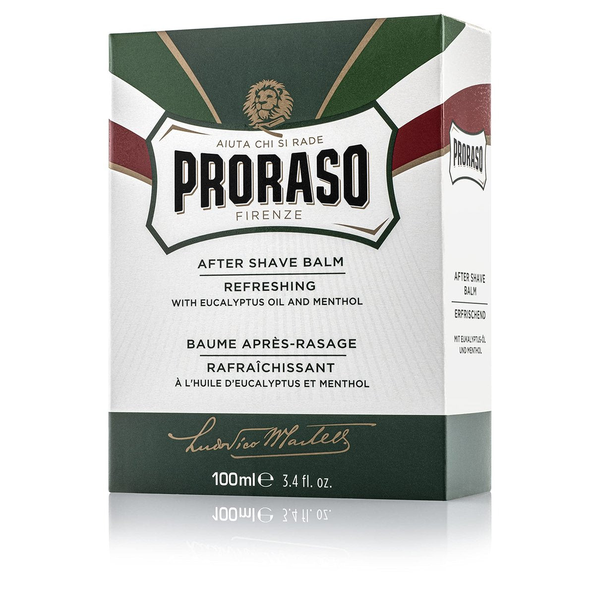 Proraso After Shave Balm - Eucalyptus Oil & Menthol - Refreshing After Shave Cream for All Beard Types - Premium Italian Shaving - 3.4 oz Avelisse