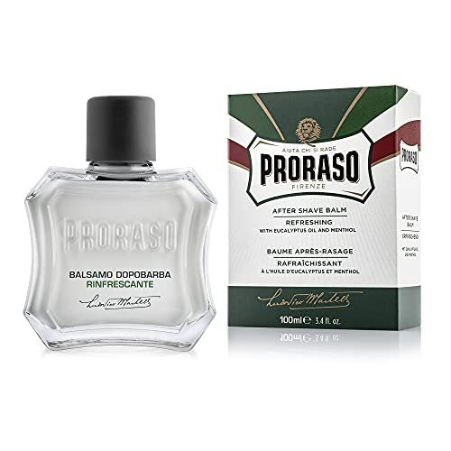 Proraso After Shave Balm - Eucalyptus Oil & Menthol - Refreshing After Shave Cream for All Beard Types - Premium Italian Shaving - 3.4 oz Avelisse